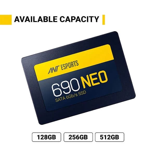 ANT ESPORTS 690 Neo 256GB 2.5 SATA SATA 3 Solid State Drive (SSD) - Byte Baazar