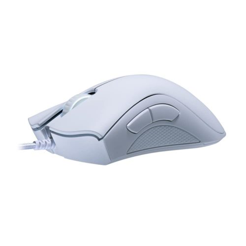 RAZER DeathAdder Essential Wired Ergonomic Gaming Mouse ( RZ01-03850200-R3M1 ) ( 6400DPI / 5 Macro Button ) ( White ) - Byte Baazar