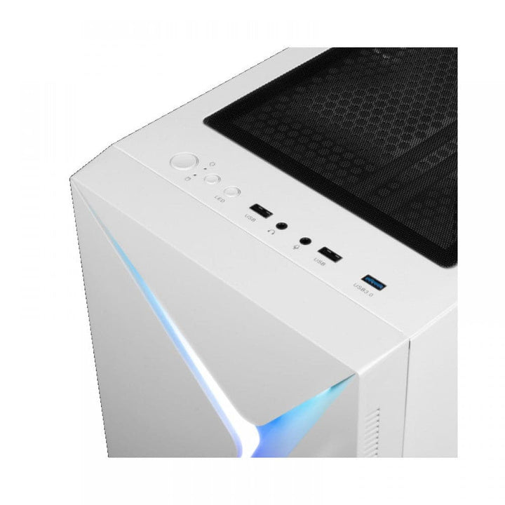 GAMDIAS Argus E4 Elite ATX Mid Tower Cabinet (White) - Byte Baazar