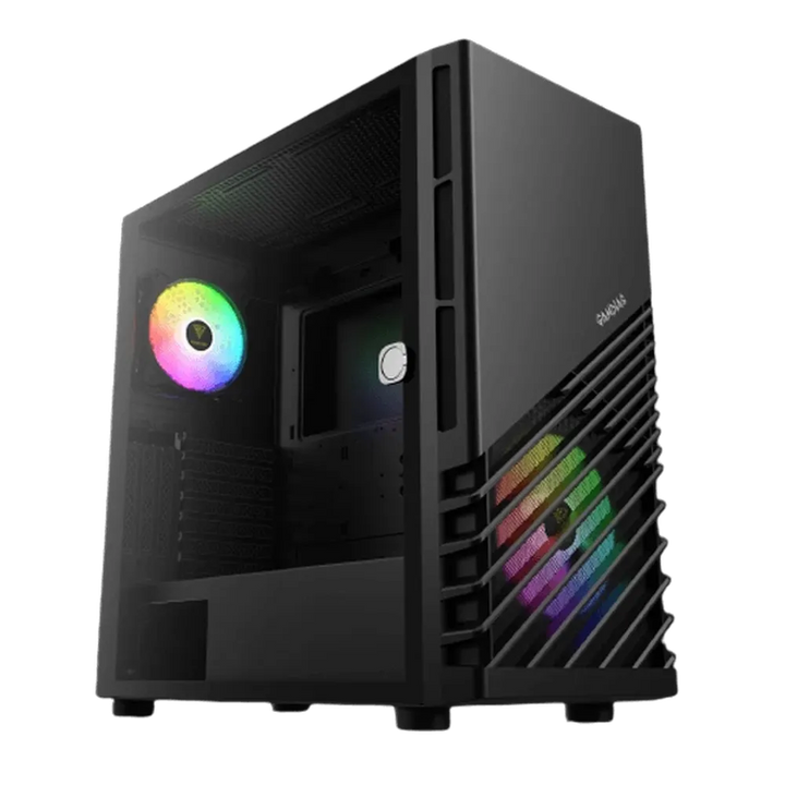 GAMDIAS Argus M4 ARGB ATX Mid Tower Cabinet (Black) - Byte Baazar