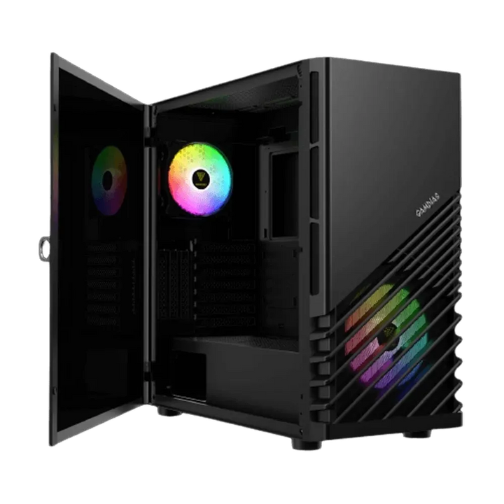 GAMDIAS Argus M4 ARGB ATX Mid Tower Cabinet (Black) - Byte Baazar