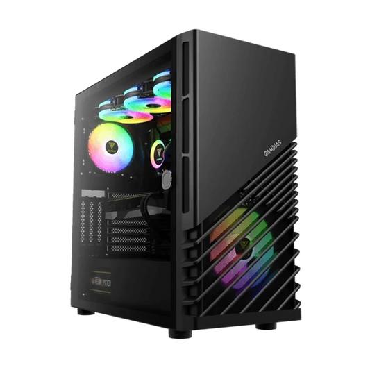 GAMDIAS Argus M4 ARGB ATX Mid Tower Cabinet (Black) - Byte Baazar