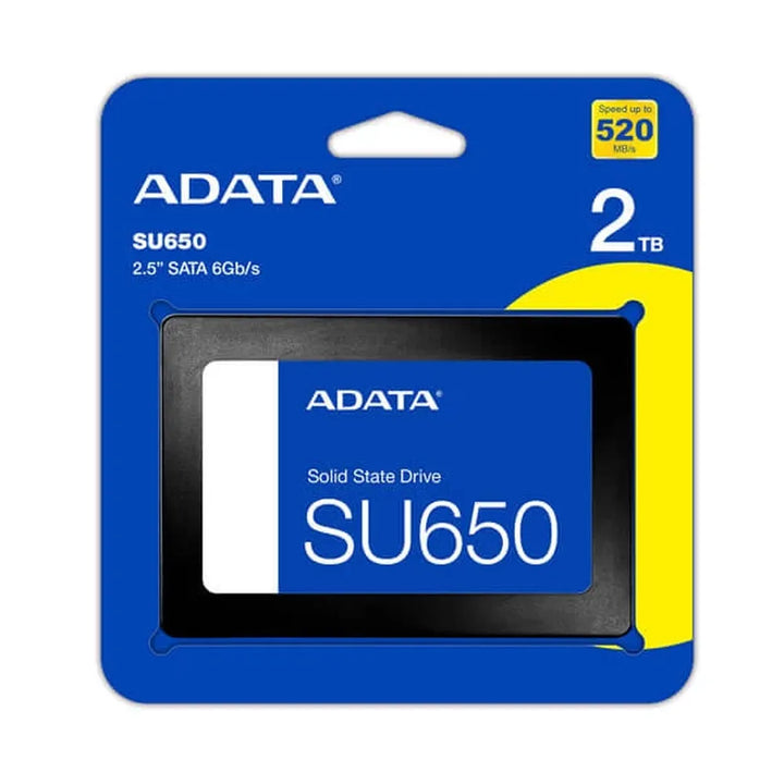 ADATA Ultimate SU650 2TB SATA 3 Solid State Drive ( SSD ) - Byte Baazar