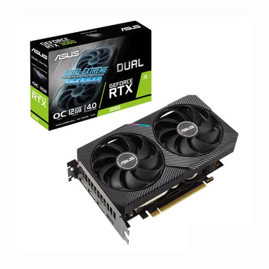 ASUS Dual GeForce RTX 3060 Dual OC V2 LHR 12GB Nvidia Graphic Card - Byte Baazar