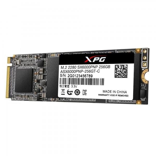 ADATA XPG SX6000 Pro 256GB M.2 NVMe Gen3 Solid State Drive (SSD) - Byte Baazar