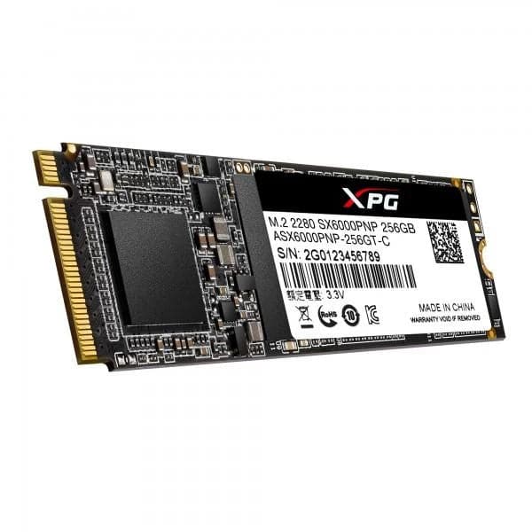 ADATA XPG SX6000 Pro 256GB M.2 NVMe Gen3 Solid State Drive (SSD) - Byte Baazar