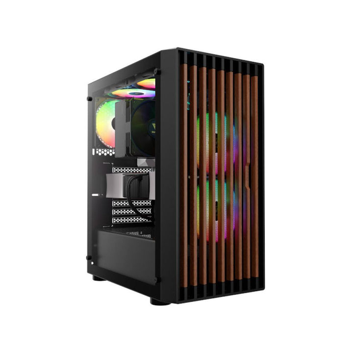 GAMDIAS Aura GC4 ATX Mid Tower ARGB Cabinet ( Black ) - Byte Baazar