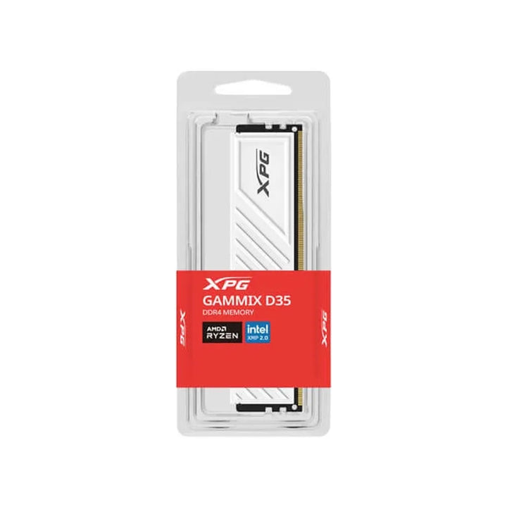 ADATA XPG Gammix D35 16GB ( 16GB x 1 ) 3600MHz DDR4 RAM (White) - Byte Baazar