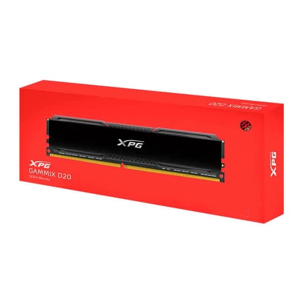 ADATA XPG Gammix D20 8GB ( 8GB x 1 ) 3600MHz DDR4 RAM ( Black ) - Byte Baazar