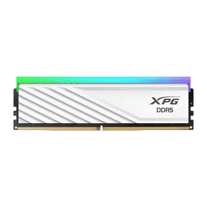 ADATA XPG Lancer Blade RGB 32GB ( 16GBx2 ) 6000MHz DDR5 RAM ( White ) - Byte Baazar