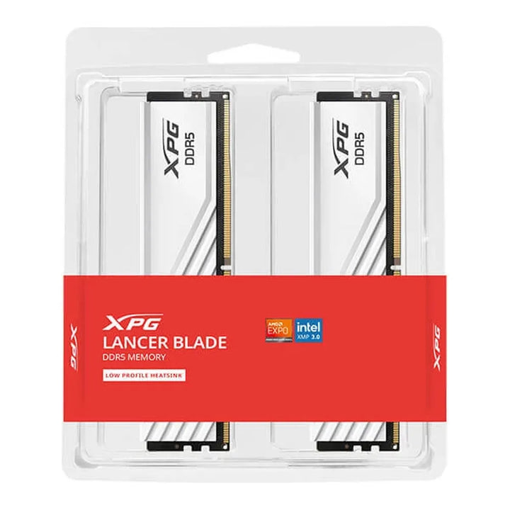 ADATA XPG Lancer Blade 64GB (32GB x 2) DDR5 6000MHz RAM (White) - Byte Baazar