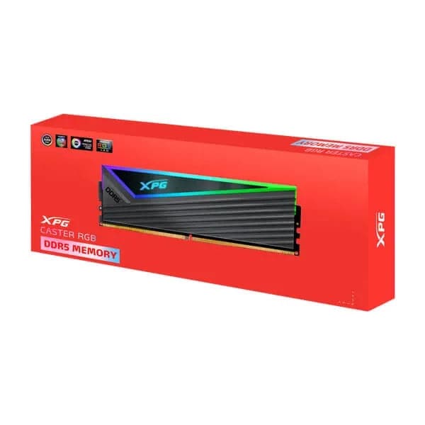 ADATA XPG Caster RGB 16GB ( 16GB x 1 ) 6000MHz DDR5 RAM ( Tungsten Grey ) - Byte Baazar