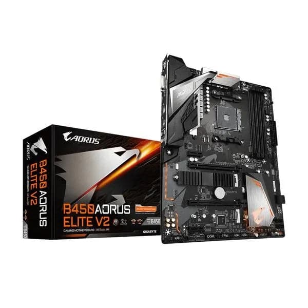 GIGABYTE B450 Aorus Elite V2 DDR4 AMD Motherboard - Byte Baazar