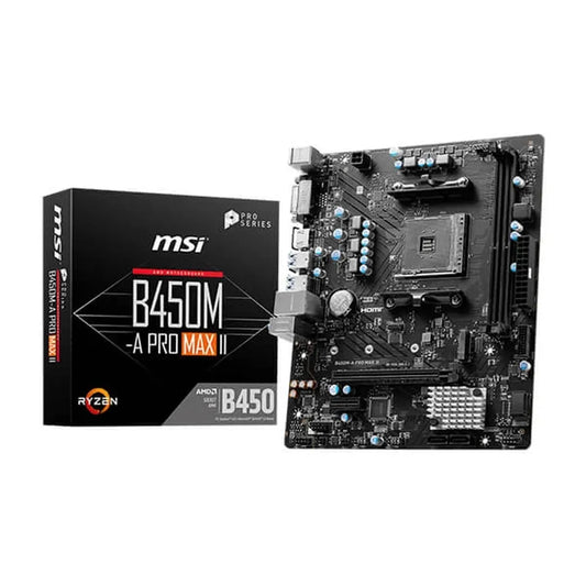 MSI B450M-A Pro Max II DDR4 AMD Motherboard - Byte Baazar