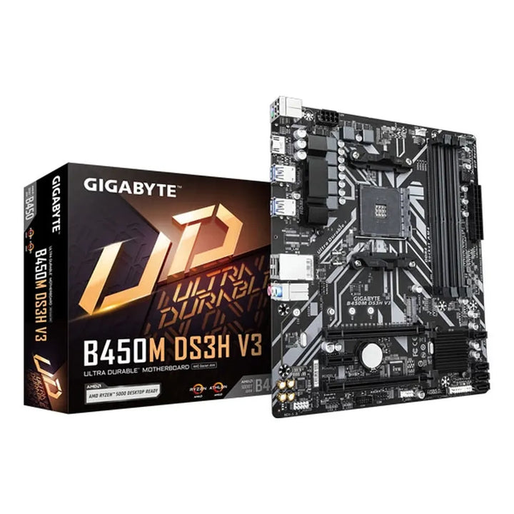 GIGABYTE B450M DS3H V3 DDR4 AMD Motherboard - Byte Baazar