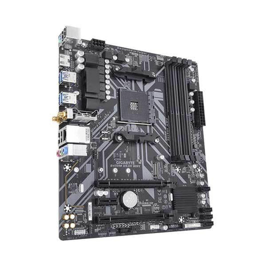 GIGABYTE B450M DS3H Wifi DDR4 AMD Motherboard - Byte Baazar