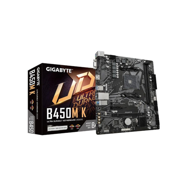 GIGABYTE B450M K DDR4 AMD Motherboard - Byte Baazar