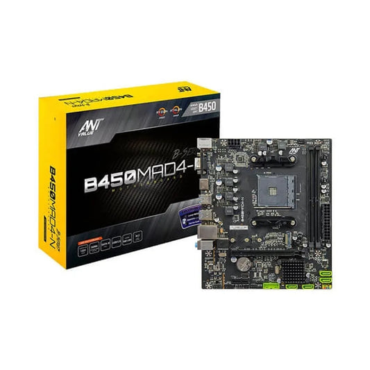 ANT VALUE B450MAD4-N DDR4 AMD Motherboard - Byte Baazar