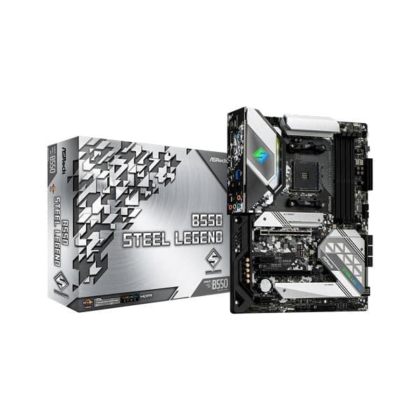 ASROCK B550 Steel Legend DDR4 AMD Motherboard - Byte Baazar