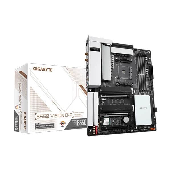 GIGABYTE B550 Vision D-P DDR4 AMD Motherboard - Byte Baazar