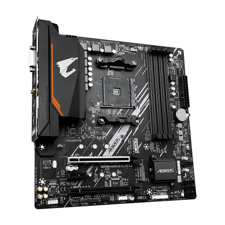 GIGABYTE B550M Aorus Elite AX Wifi DDR4 AMD Motherboard - Byte Baazar