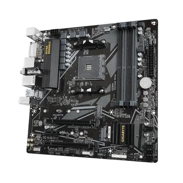 GIGABYTE B550M DS3H AC Wifi DDR4 AMD Motherboard - Byte Baazar