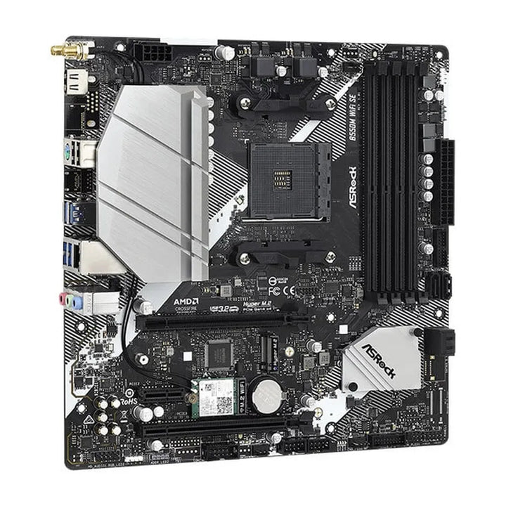 ASROCK B550M SE WiFi DDR4 AMD Motherboard - Byte Baazar