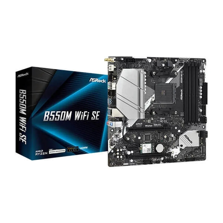 ASROCK B550M SE WiFi DDR4 AMD Motherboard - Byte Baazar