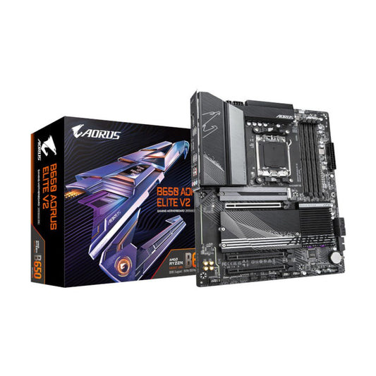 GIGABYTE B650 Aorus Elite V2 DDR5 AMD Motherboard - Byte Baazar