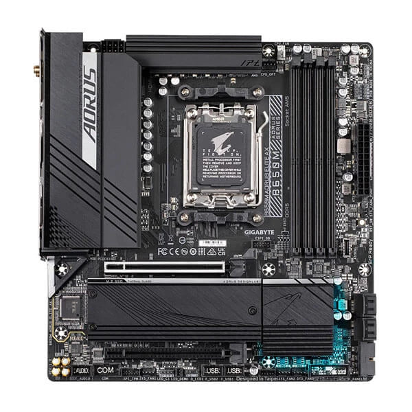 GIGABYTE B650M Aorus Elite AX Wifi DDR5 AMD Motherboard - Byte Baazar