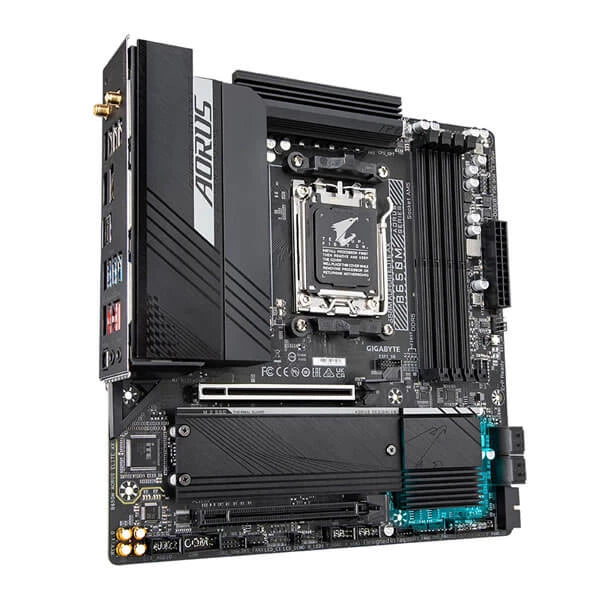 GIGABYTE B650M Aorus Elite AX Wifi DDR5 AMD Motherboard - Byte Baazar