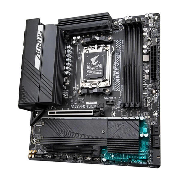 GIGABYTE B650M Aorus Elite AX Wifi DDR5 AMD Motherboard - Byte Baazar