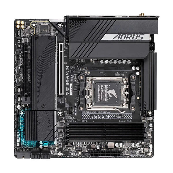 GIGABYTE B650M Aorus Elite AX Wifi DDR5 AMD Motherboard - Byte Baazar