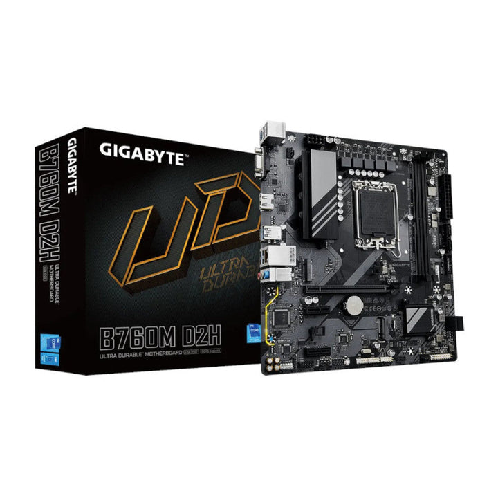 GIGABYTE B760M D2H DDR5 Intel Motherboard - Byte Baazar