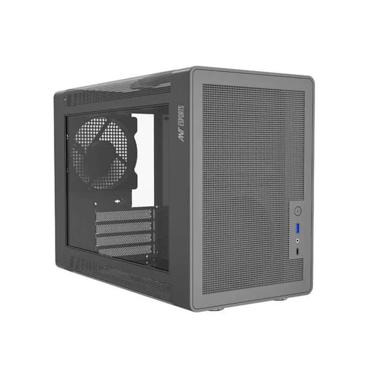 ANT ESPORTS Box C Air MATX Mid Tower Cabinet ( Grey ) - Byte Baazar