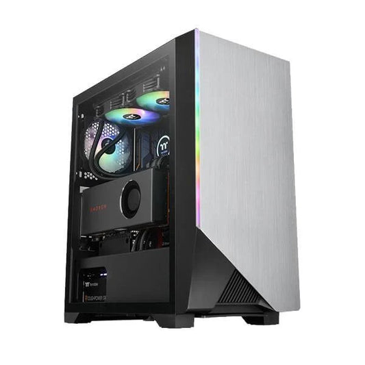 THERMALTAKE H550 TG ARGB ATX Mid Tower Cabinet (Black) - Byte Baazar