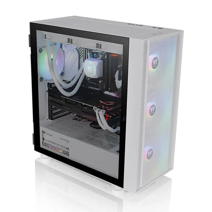 THERMALTAKE H570 ARGB EATX Mid Tower Cabinet (White) - Byte Baazar