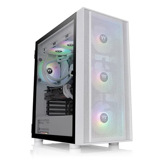 THERMALTAKE H570 ARGB EATX Mid Tower Cabinet (White) - Byte Baazar