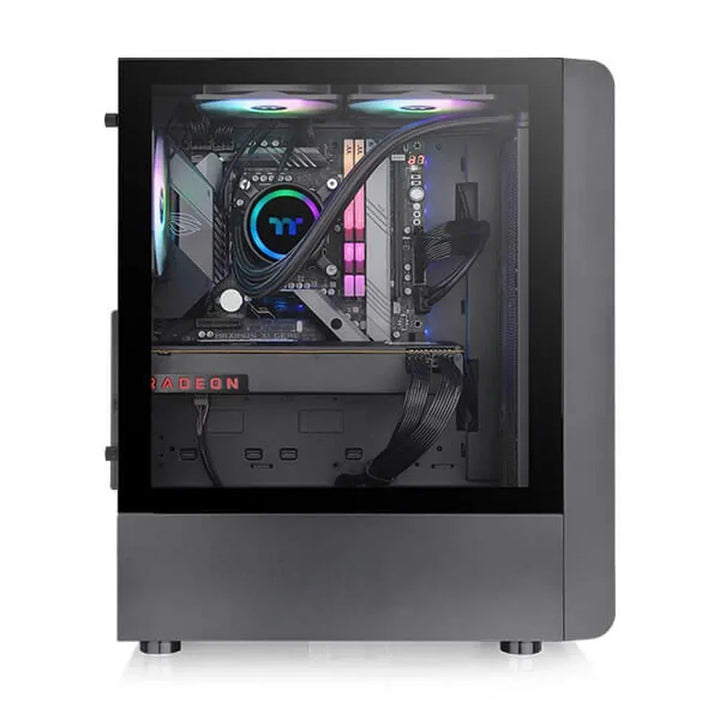 THERMALTAKE S200 ARGB ATX Mid Tower Cabinet (Black) - Byte Baazar