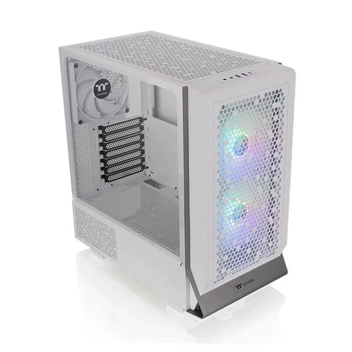 THERMALTAKE Ceres 300 ARGB EATX Mid Tower Cabinet (White) - Byte Baazar