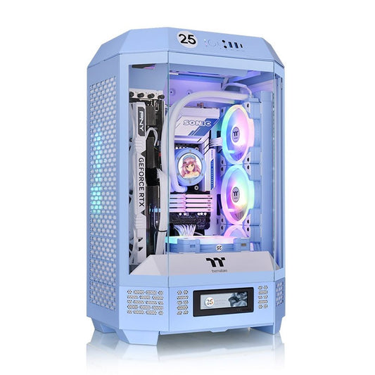 THERMALTAKE Tower 300 MATX Micro Tower Cabinet ( Hydrangea Blue ) - Byte Baazar