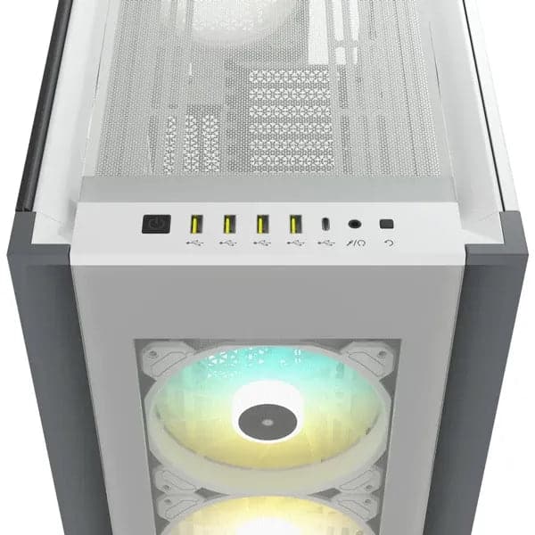 CORSAIR iCUE 7000X RGB EATX Full Tower Cabinet (White) - Byte Baazar