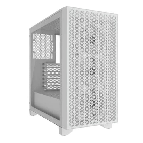 CORSAIR 3000D RGB Airflow ATX Mid Tower Cabinet (White) - Byte Baazar