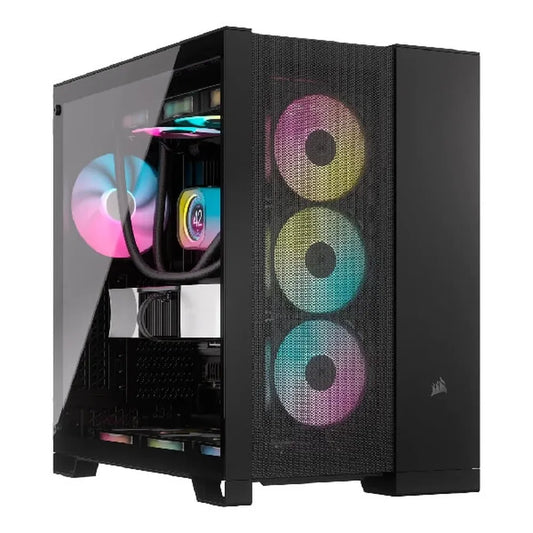 CORSAIR 6500D Airflow EATX Mid Tower Dual Chamber Cabinet (Black) - Byte Baazar