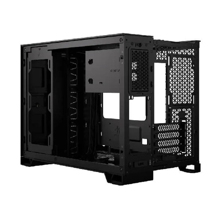 CORSAIR 2500D Airflow MATX Mini Tower Dual Chamber Cabinet (Black) - Byte Baazar