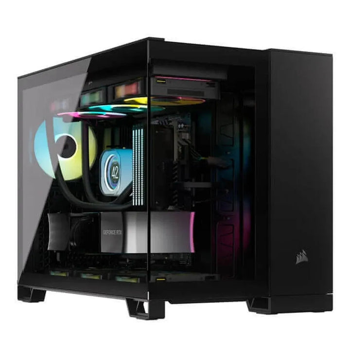 CORSAIR 2500X ATX Mid Tower Dual Chamber Cabinet (Black) - Byte Baazar