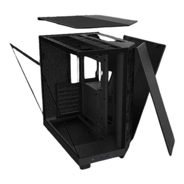 NZXT H6 Flow ATX Mid Tower Cabinet (Black) - Byte Baazar