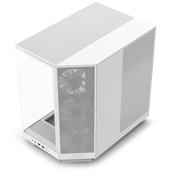 NZXT H6 Flow RGB ATX Mid Tower Cabinet (White) - Byte Baazar