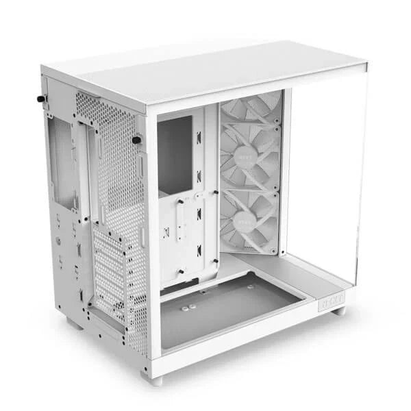 NZXT H6 Flow RGB ATX Mid Tower Cabinet (White) - Byte Baazar