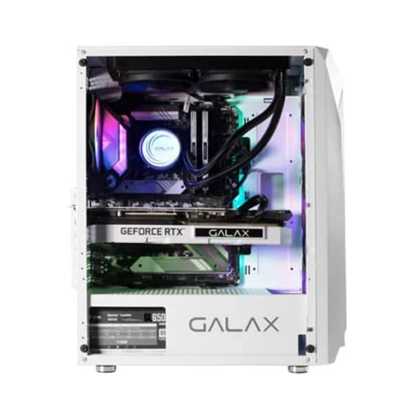 GALAX Revolution 05 Mesh RGB ATX Mid Tower Cabinet (White) - Byte Baazar